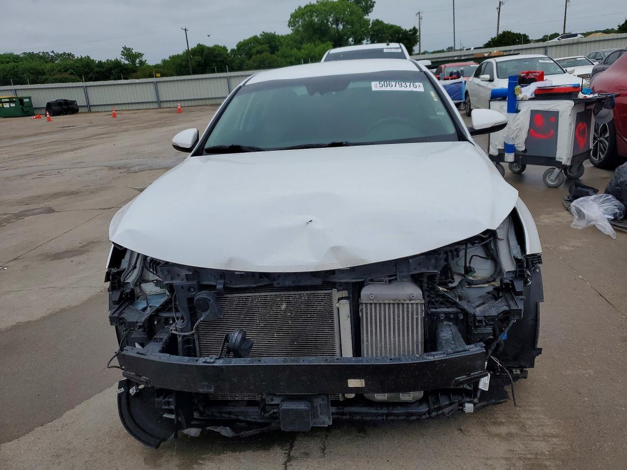 2020 Kia Optima VIN 5XXGU4L17LG417875 COPART salvage auction — Front End, TX - SALVAGE VEHICLE TITLE, sold $2,700 on 2026-06-25 (photo 5)