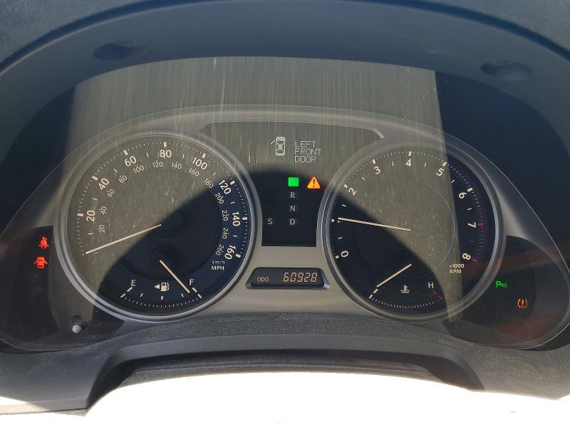 2010 Lexus Is VIN JTHBF5C22A5116191 COPART salvage auction — FRONT END, HI - CERTIFICATE OF SALVAGE, sold $1,500 on 2026-07-27 (photo 9)