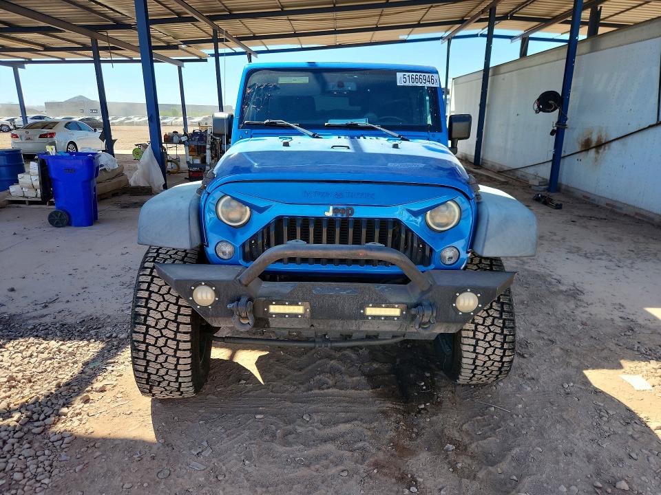 2015 Jeep Wrangler / VIN 1C4BJWDG6FL639894 COPART salvage auction — FRONT END, AZ, sold $4,650 on 2026-07-30 (photo 5)