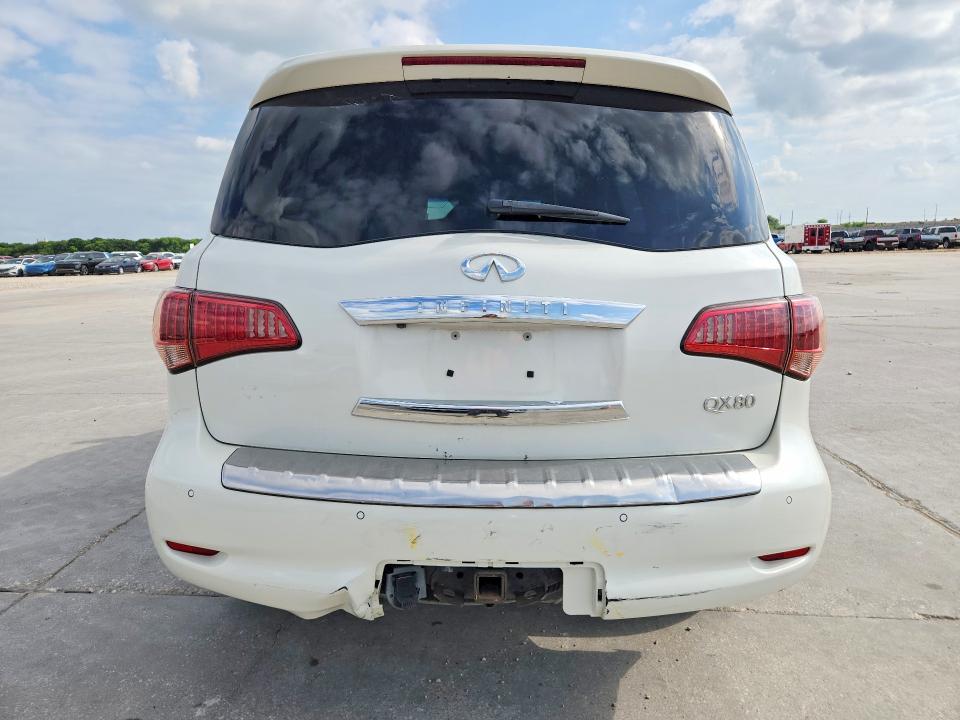 2016 Infiniti Qx80 VIN JN8AZ2ND2G9800116 COPART salvage auction — FRONT END, Tx - Certificate Of Title, sold $3,100 on 2026-07-07 (photo 6)