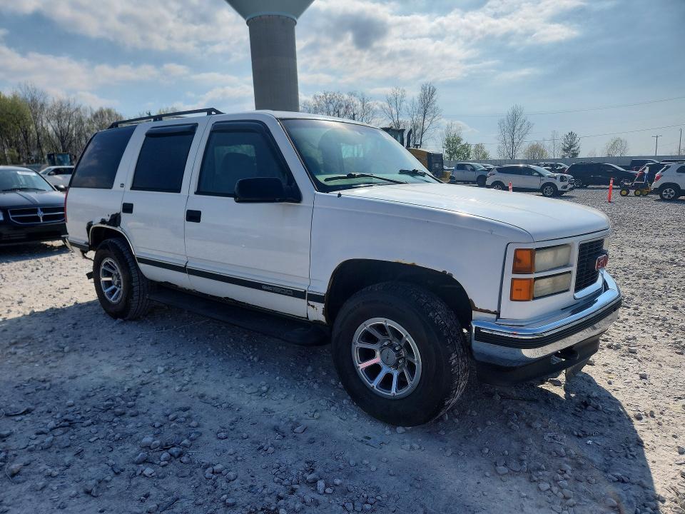 1998 Gmc Yukon VIN 1GKEK13R0WJ724262 COPART salvage auction — FRONT END, Mi - Certificate Of Title, sold $825 on 2026-07-02 (photo 4)