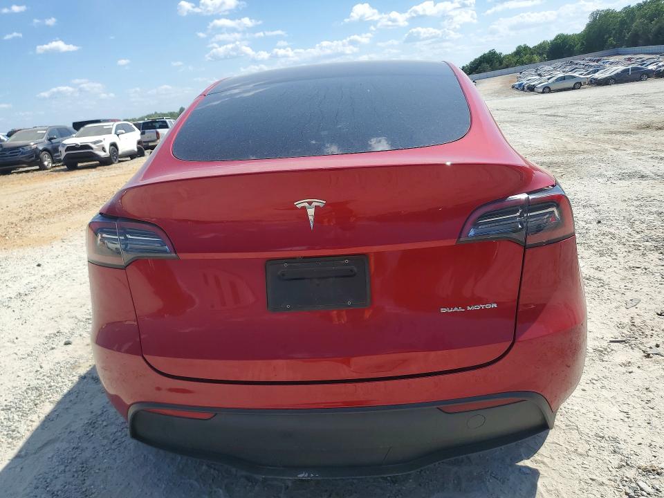 2023 Tesla Model y VIN 7SAYGDEE8PF708053 COPART salvage auction — FRONT END, Ga - Cert Of Title-Salvage, sold $8,000 on 2026-07-15 (photo 6)
