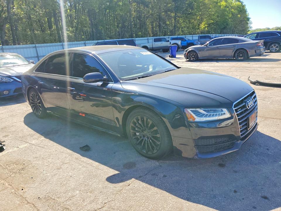 2017 Audi A8 VIN WAU44AFD0HN017897 COPART salvage auction — FRONT END, Ga - Cert Of Title-Salvage, sold $5,600 on 2026-07-10 (photo 4)