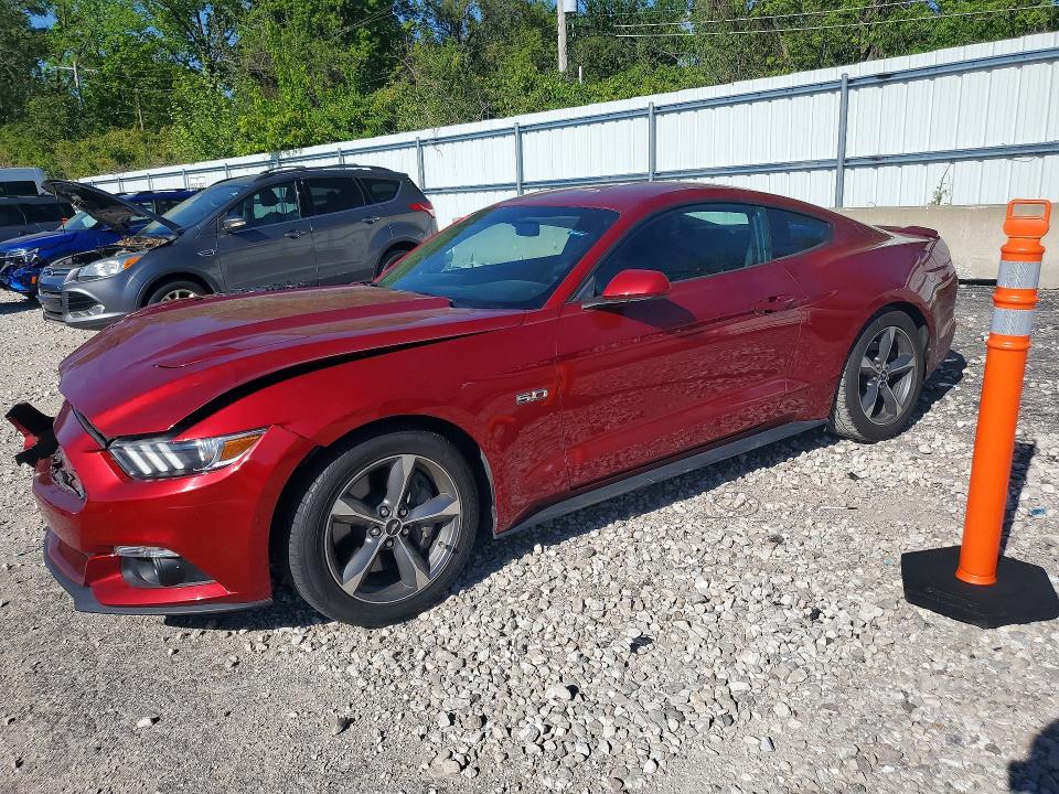 2017 Ford Mustang VIN 1FA6P8CF8H5259974 COPART salvage auction — FRONT END, Mo - Salvage Certificate Of Title, sold $8,100 on 2026-07-10 (photo 1)