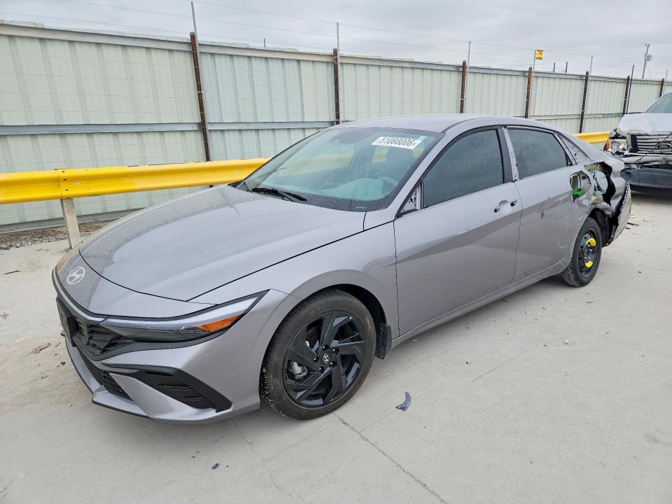 2026 Hyundai Elantra VIN KMHLM4DG5TU145706 COPART salvage auction — SIDE, Tx - Salvage Vehicle Title, sold $8,200 on 2026-07-17 (photo 1)