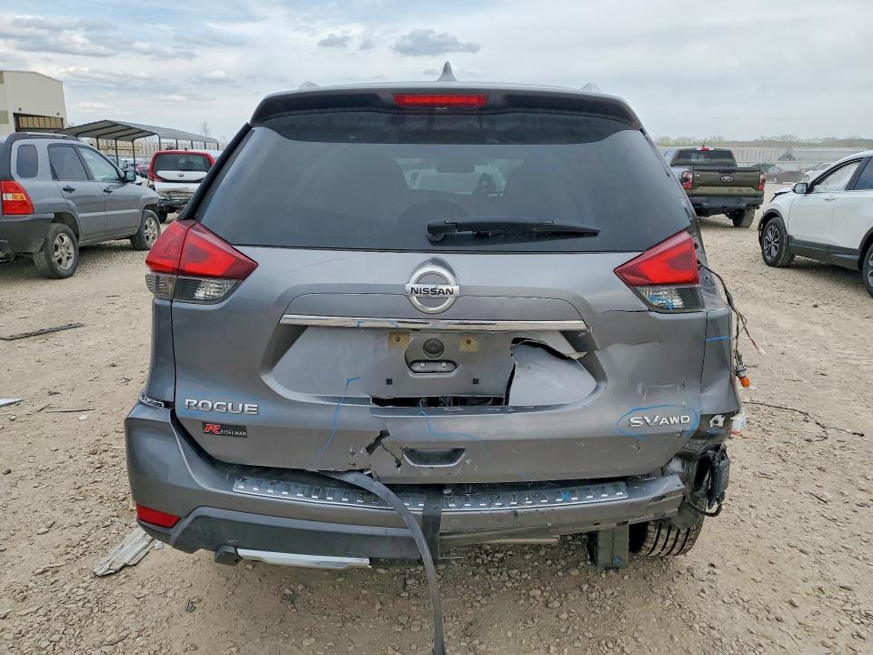 2018 Nissan Rogue VIN KNMAT2MV8JP622397 COPART salvage auction — REAR END, Id - Salvage Certificate Of Title, sold $2,950 on 2026-07-16 (photo 6)