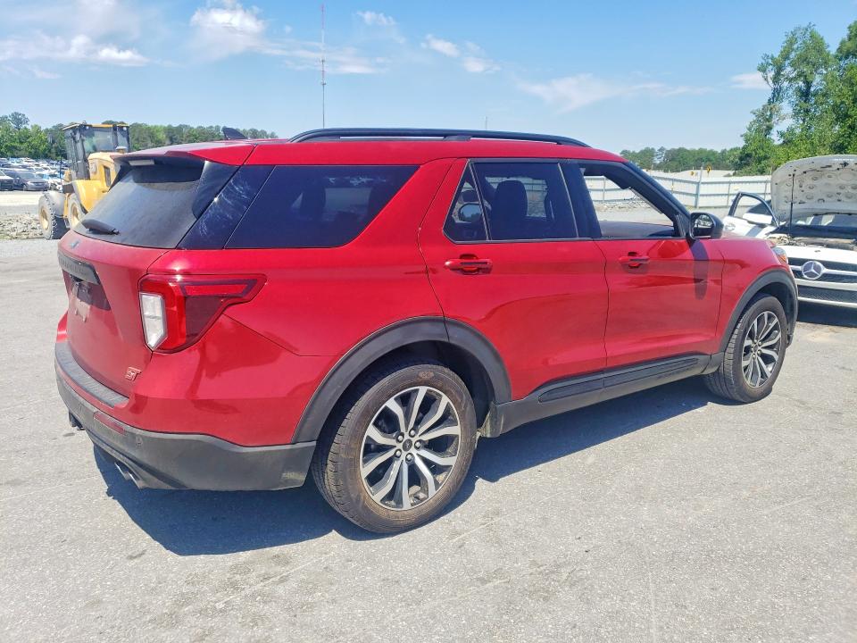 2022 Ford Explorer VIN 1FM5K7GC8NGB07350 COPART salvage auction — FRONT END, Nc - Salvage Certificate Of Title, sold $1,100 on 2026-07-09 (photo 3)