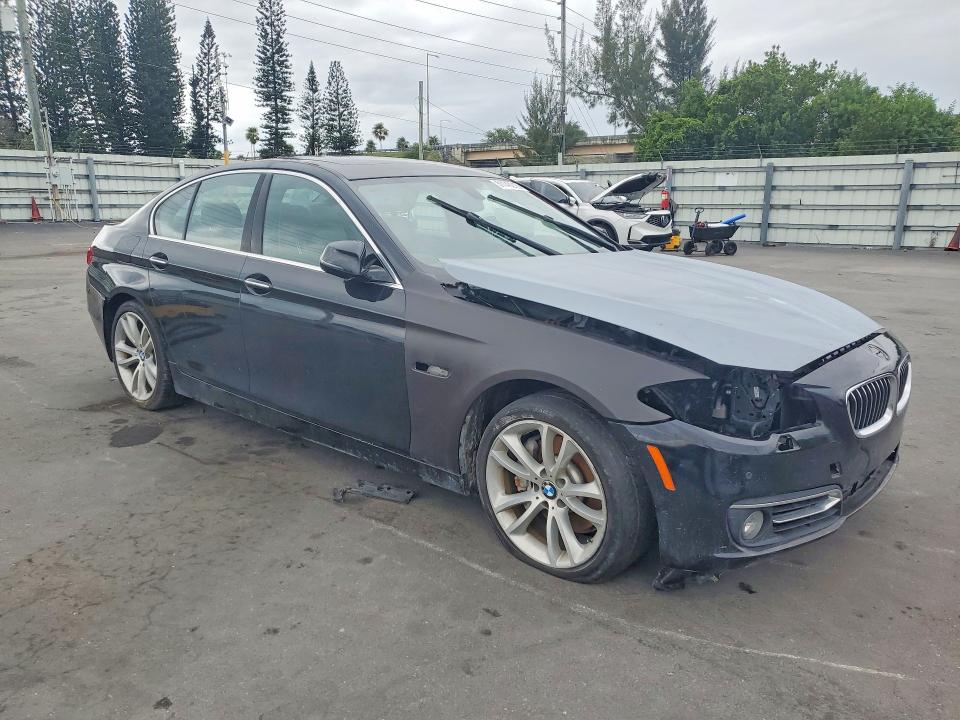 2016 BMW 5er VIN WBA5B1C53GG130446 COPART salvage auction — MECHANICAL, Fl - Certificate Of Title (P), sold $3,450 on 2026-07-29 (photo 4)