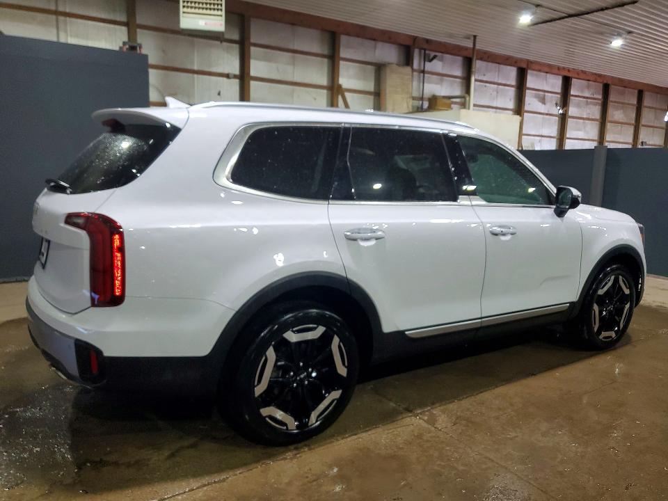 2025 Kia Telluride VIN 5XYP64GC9SG575778 COPART salvage auction — HAIL, Oh - Cert Of Title-Salvage, sold $10,600 on 2026-07-06 (photo 3)
