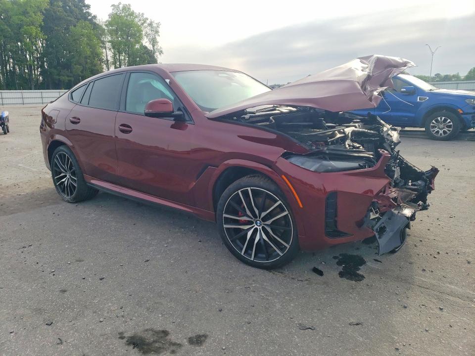 2026 BMW X6 VIN 5UX33EX08T9056189 COPART salvage auction — FRONT END, Nc - Salvage Certificate Of Title, sold $17,000 on 2026-07-23 (photo 4)