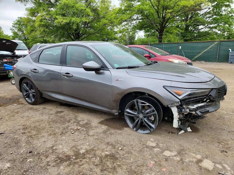 2024 Acura Integra VIN 19UDE4H33RA019675 COPART salvage auction — FRONT END, Md - Cert Of Salvage > 75% Damage, sold $11,000 on 2026-07-23 (photo 4)