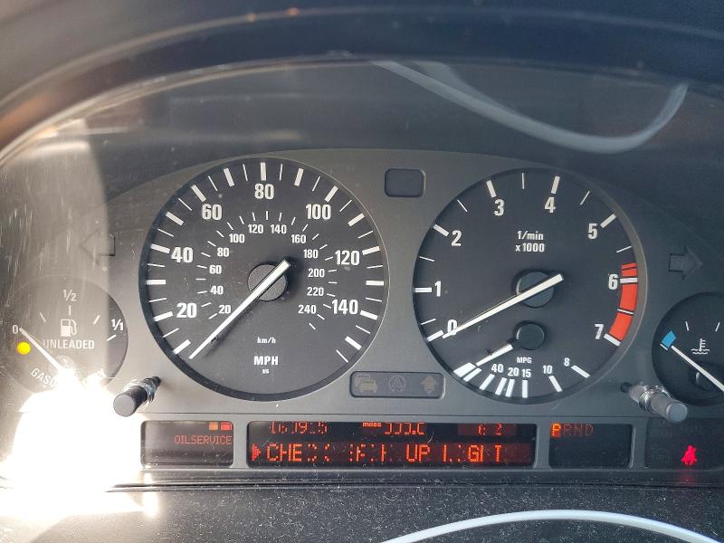 2001 BMW 5 series VIN WBADN63421GM72288 COPART salvage auction — SIDE, CA - SALVAGE CERTIFICATE, sold $750 on 2026-07-24 (photo 9)