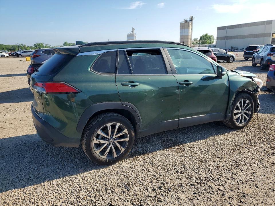 2022 Toyota Corolla cross VIN 7MUDAABG3NV002706 COPART salvage auction — SIDE, KS - CERT OF TITLE-SALVAGE, sold $7,000 on 2026-07-14 (photo 3)