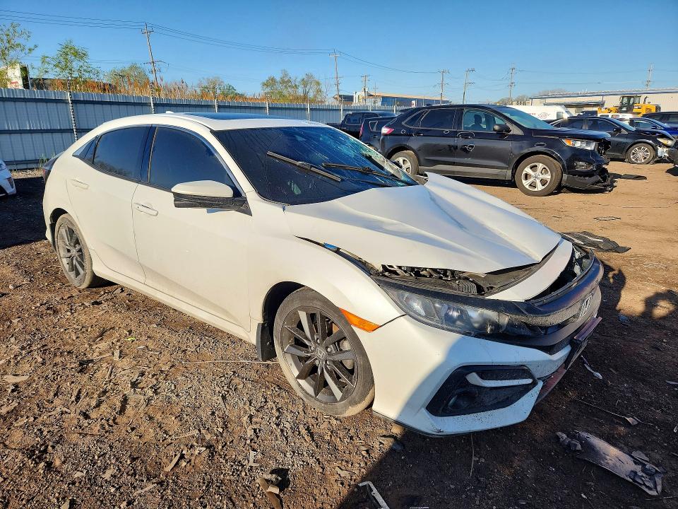 2020 Honda Civic VIN SHHFK7H62LU204437 COPART salvage auction — FRONT END, ID - SALVAGE CERTIFICATE OF TITLE, sold $2,450 on 2026-07-31 (photo 4)