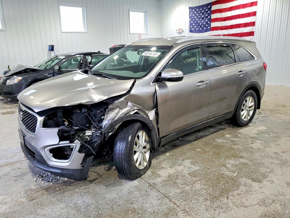 2016 Kia Sorento VIN 5XYPG4A3XGG058762 COPART salvage auction — FRONT END, Oh - Cert Of Title-Salvage, sold $1,550 on 2026-07-31 (photo 1)