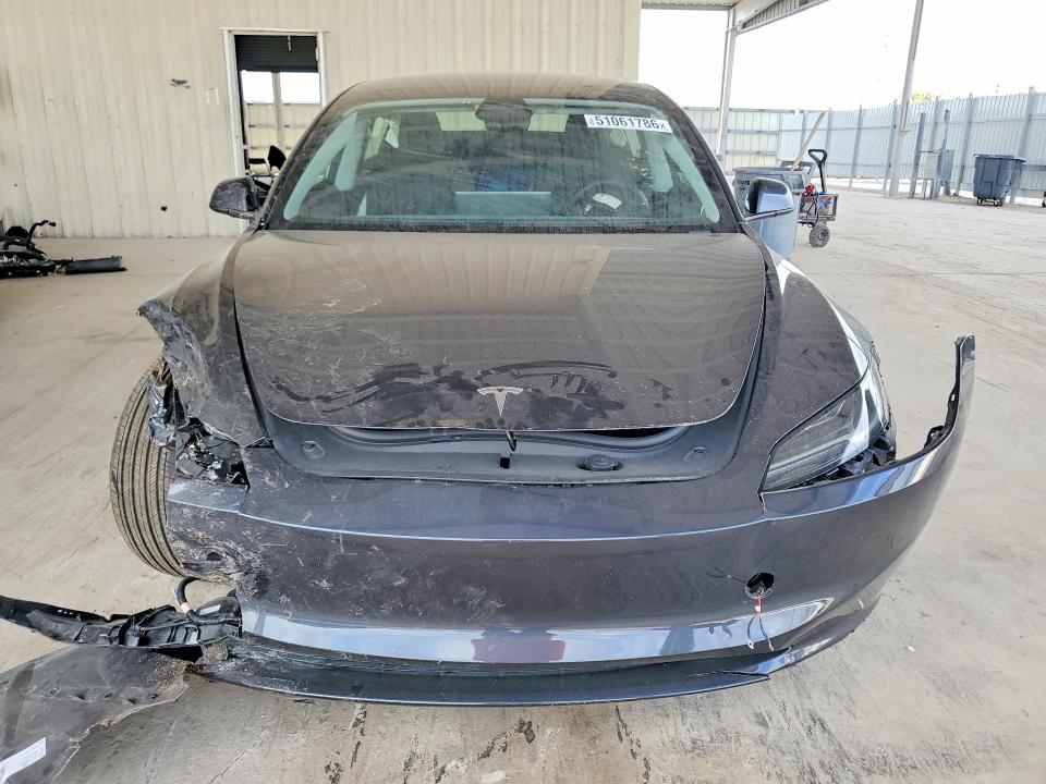 2025 Tesla Model 3 VIN 5YJ3E1EA0SF030111 COPART salvage auction — FRONT END, Salvage Title, sold $12,800 on 2026-07-22 (photo 5)