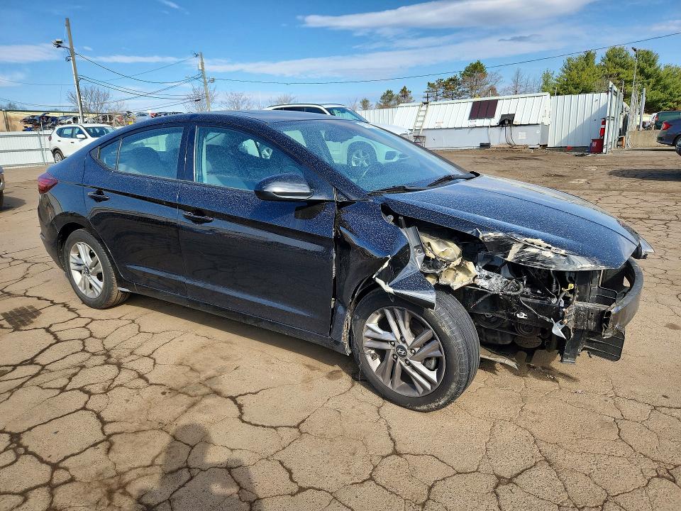 2019 Hyundai Elantra VIN KMHD84LF0KU762995 COPART salvage auction — FRONT END, Ct - Cert Of Title-Salvage, sold $2,300 on 2026-07-02 (photo 4)
