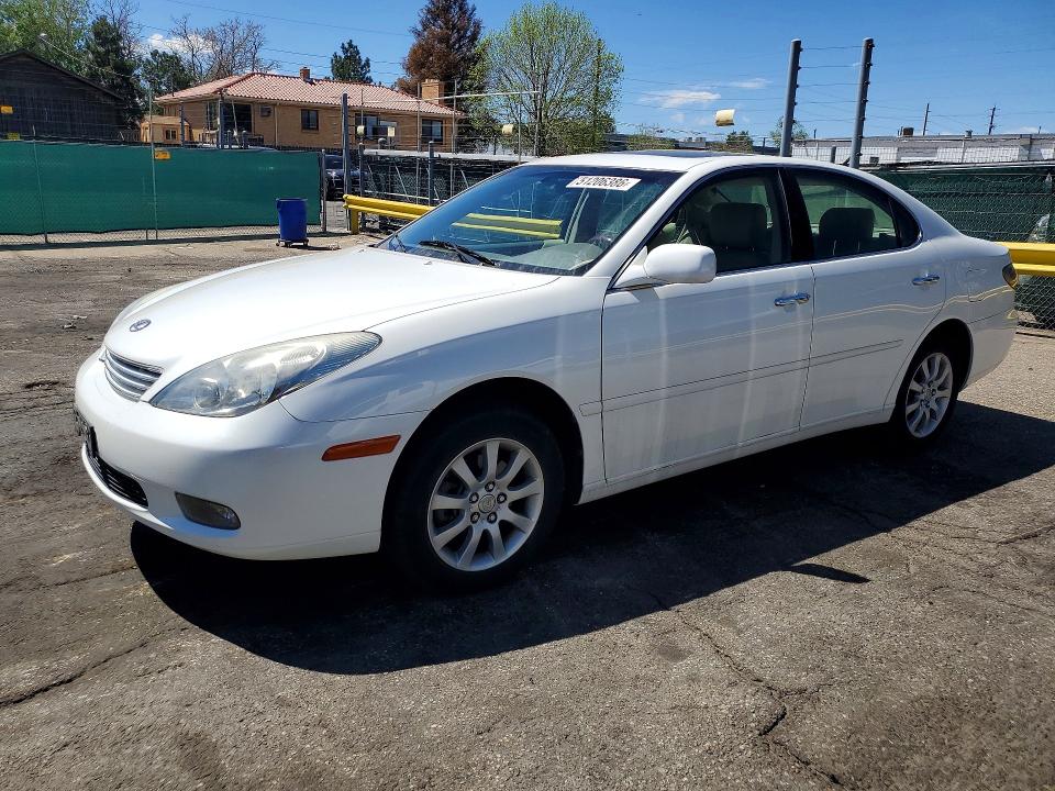 2004 Lexus ES VIN JTHBA30G845002204 COPART salvage auction — SIDE, Co - Salvage Title, sold $1,250 on 2026-07-09 (photo 1)