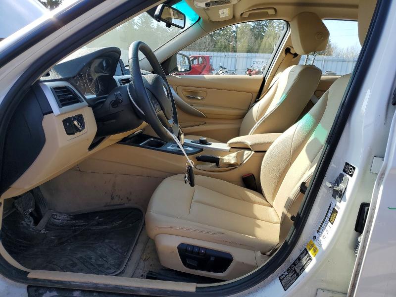 2014 BMW 3er VIN WBA3C3C50EK200091 COPART salvage auction — FRONT END, ON - PERMIT NO BRAND - UNFIT, sold $4,200 on 2026-07-07 (photo 7)