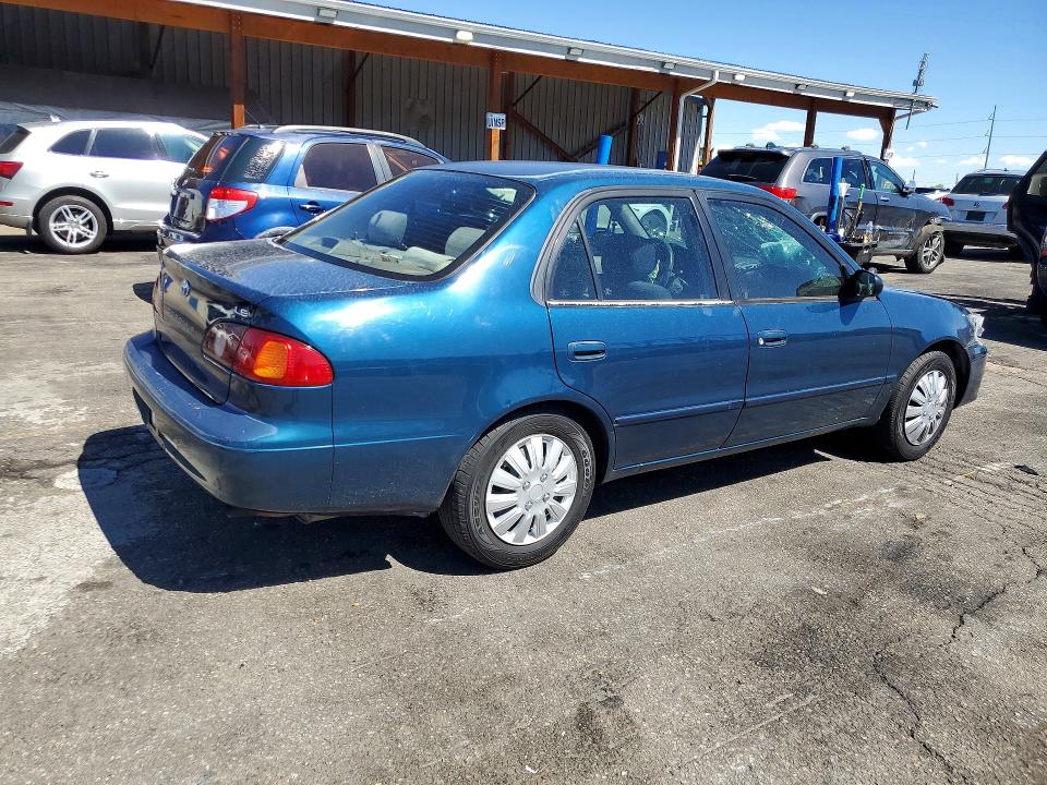 2001 Toyota Corolla VIN 1NXBR12E31Z485169 COPART salvage auction — FRONT END, Co - Public - Salvage Title, sold $275 on 2026-07-09 (photo 3)