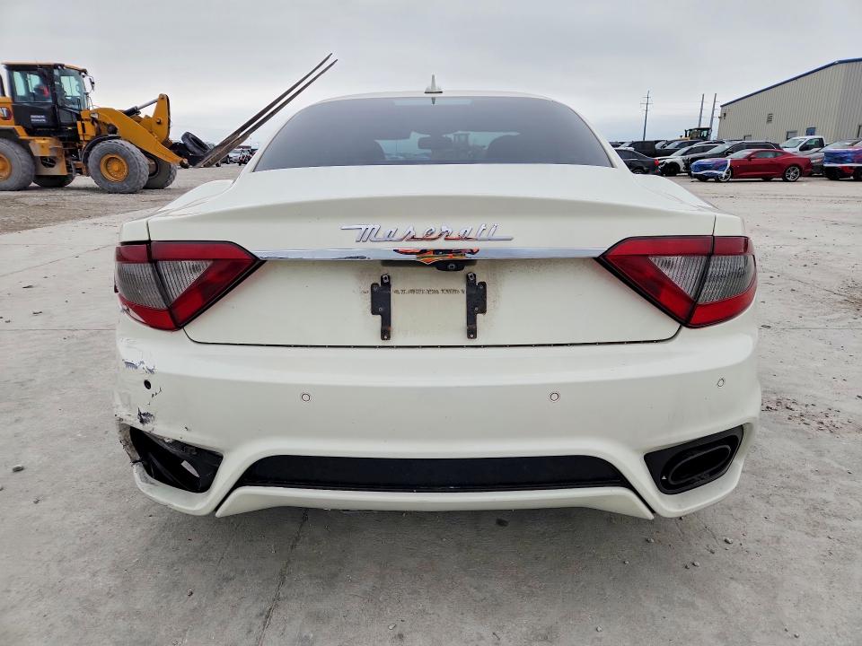 2018 Maserati Granturismo VIN ZAM45VLA9J0254050 COPART salvage auction — REAR END, Tx - Certificate Of Title, sold $12,400 on 2026-07-21 (photo 6)
