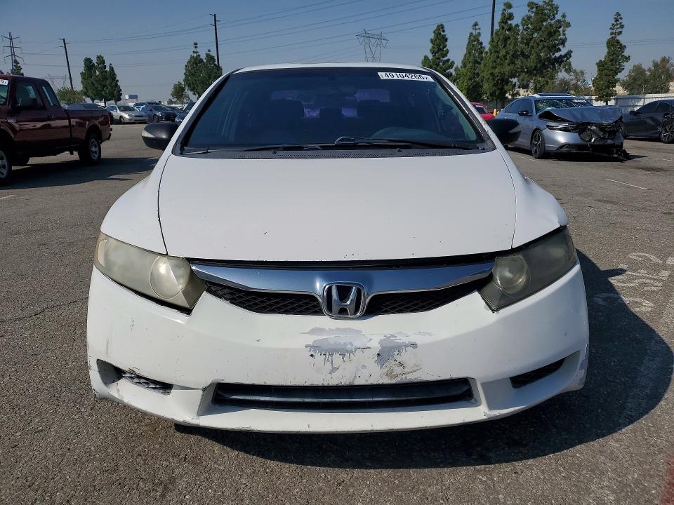 2009 Honda Civic VIN JHMFA36259S010119 COPART salvage auction — REAR END, Ca - Salvage Certificate, sold $150 on 2026-07-21 (photo 5)