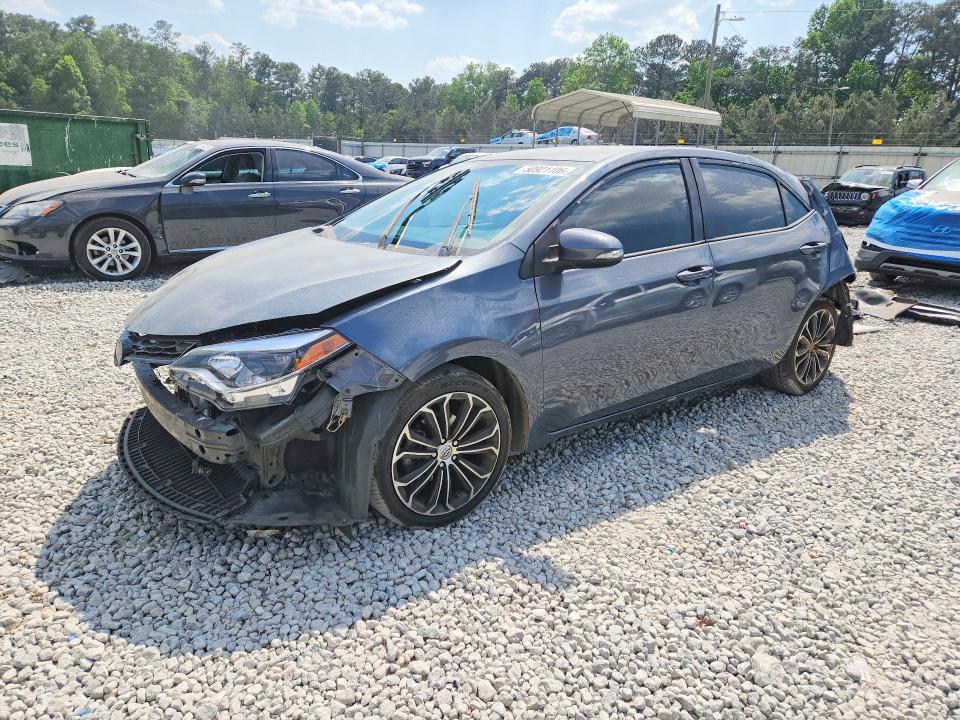 2014 Toyota Corolla VIN 5YFBURHE6EP122554 COPART salvage auction — REAR END, Ga - Bill Of Sale - Parts Only, sold $1,000 on 2026-07-02 (photo 1)