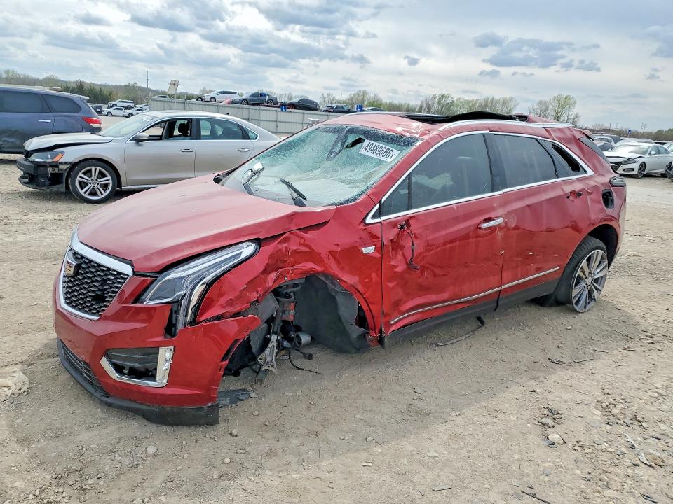 2025 Cadillac Xt5 VIN 1GYKNDR44SZ147535 COPART salvage auction — ROLLOVER, VA - DEALER ONLY CLEAN TITLE (P), sold $1,500 on 2026-07-02 (photo 1)
