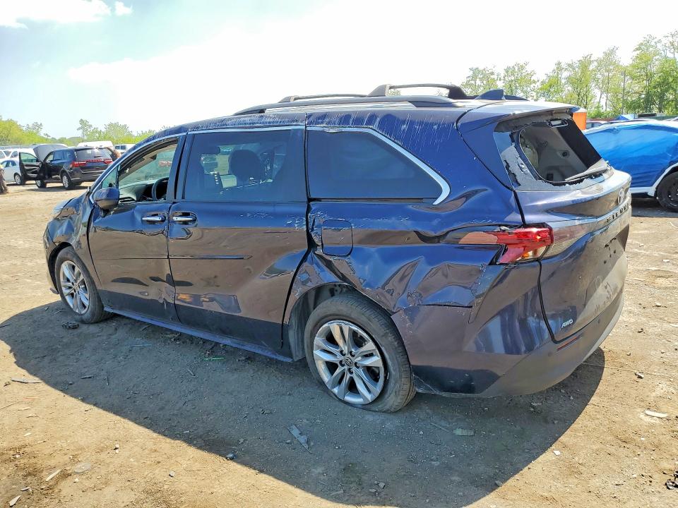 2024 Toyota Sienna VIN 5TDJSKFC3RS150335 COPART salvage auction — SIDE, Md - Cert Of Salvage > 75% Damage, sold $10,000 on 2026-07-14 (photo 2)