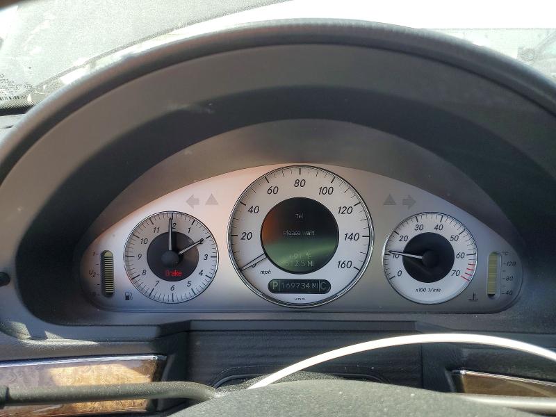 2009 Mercedes-benz E-class VIN WDBUF56X59B414618 COPART salvage auction — FRONT END, Tn - Salvage Certificate, sold $900 on 2026-07-09 (photo 9)