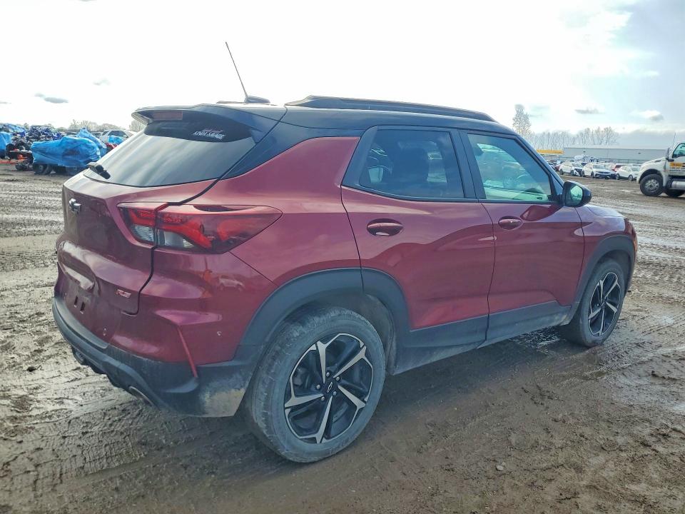 2022 Chevrolet Trailblazer VIN KL79MTSL9NB077334 COPART salvage auction — FRONT END, MI - CERTIFICATE OF TITLE, sold $2,350 on 2026-07-22 (photo 3)