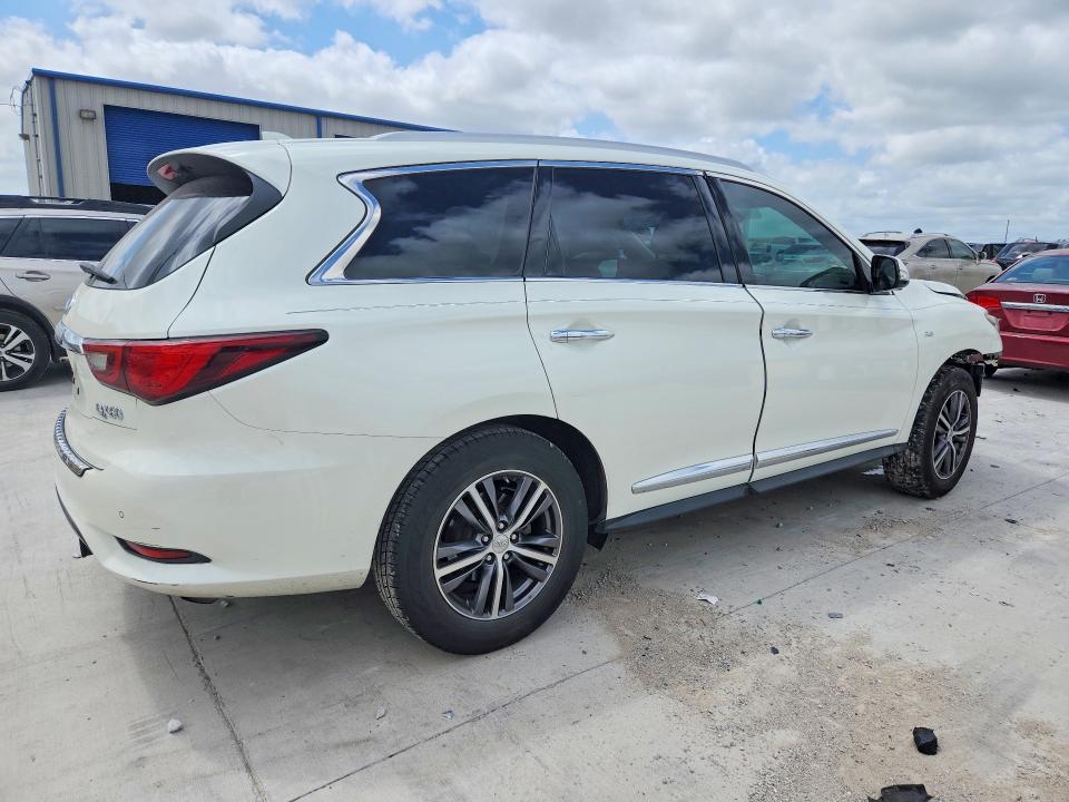 2018 Infiniti Qx60 VIN 5N1DL0MNXJC520944 COPART salvage auction — FRONT END, Tx - Salvage Vehicle Title, sold $2,300 on 2026-07-10 (photo 3)