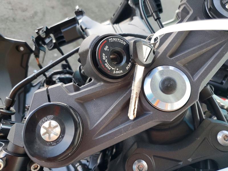 2025 Kawasaki Zx VIN JKBZXJJ16SA017484 COPART salvage auction — FRONT END, Ca - Salvage Certificate, sold $2,050 on 2026-07-09 (photo 8)