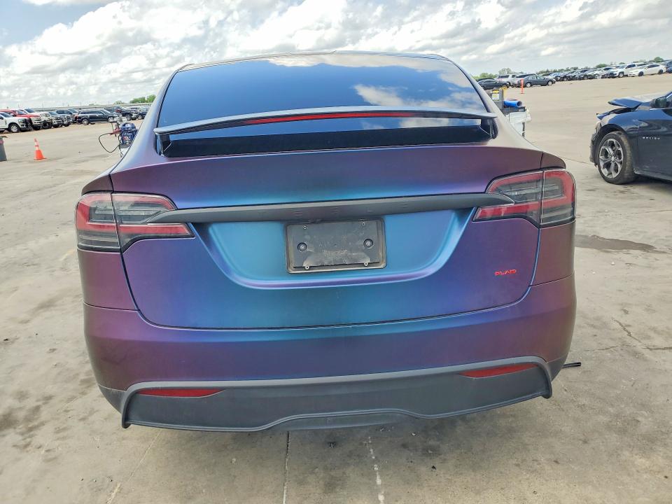 2023 Tesla Model x VIN 7SAXCBE69PF405366 COPART salvage auction — FRONT END, Tx - Salvage Vehicle Title, sold $16,900 on 2026-07-02 (photo 6)