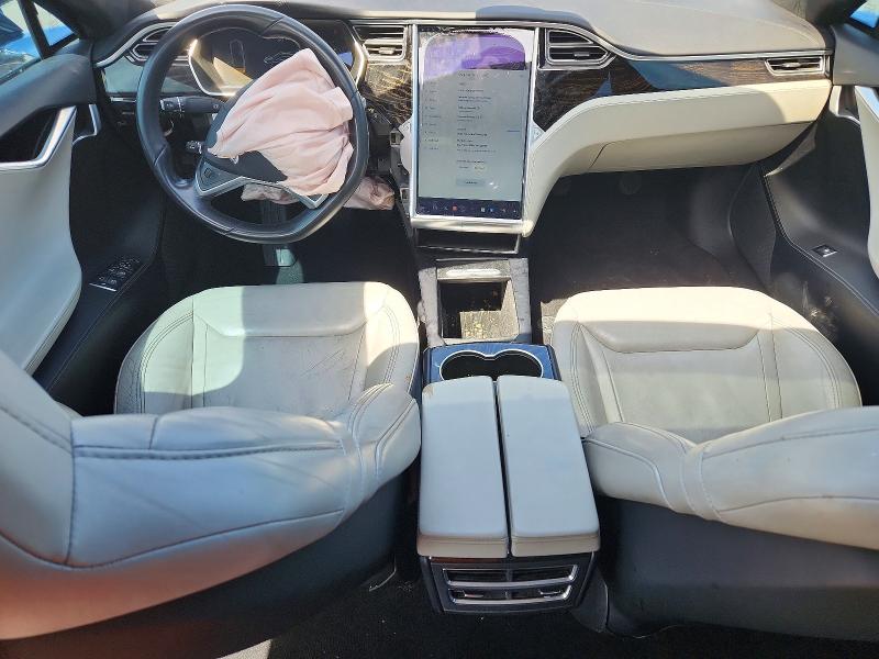 2016 Tesla Model s VIN 5YJSA1E12GF151575 COPART salvage auction — FRONT END, Ca - Salvage Certificate, sold $1,750 on 2026-07-27 (photo 8)