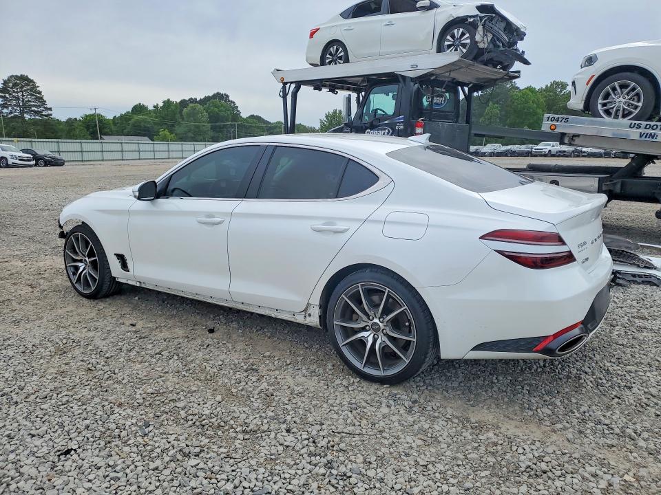 2022 Genesis G70 VIN KMTG54TE4NU093914 COPART salvage auction — FRONT END, Id - Salvage Certificate Of Title, sold $7,800 on 2026-07-13 (photo 2)