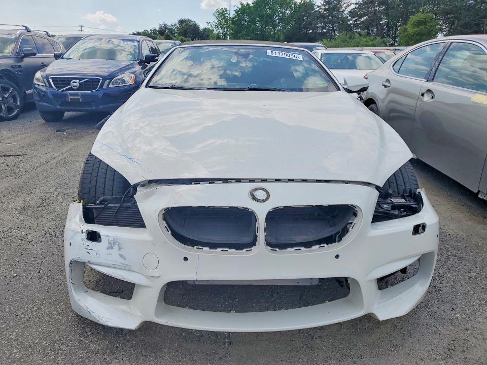 2015 BMW M6 VIN WBSLZ9C57FD651473 COPART salvage auction — FRONT END, Va - Cert Of Title - Salvage, sold $9,300 on 2026-07-18 (photo 5)