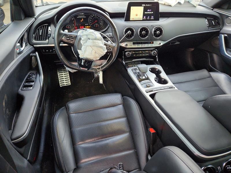 2020 Kia Stinger VIN KNAE55LC3L6073873 COPART salvage auction — FRONT END, Id - Salvage Certificate Of Title, sold $1,400 on 2026-07-15 (photo 8)