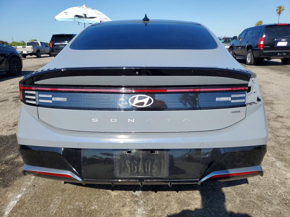 2025 Hyundai Sonata VIN KMHL54JJ2SA112367 COPART salvage auction — FRONT END, CA - SALVAGE CERTIFICATE, sold $10,200 on 2026-07-31 (photo 6)