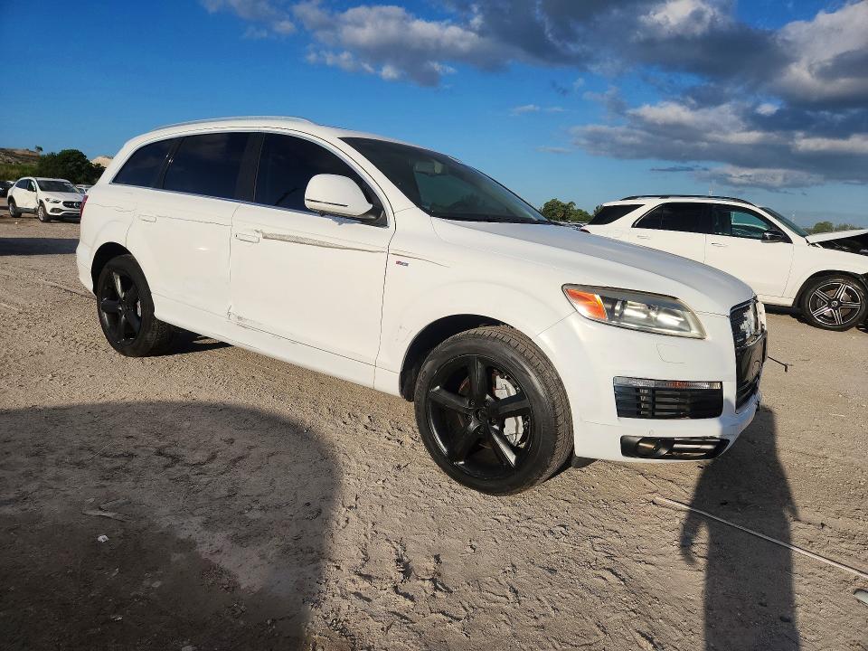 2009 Audi Q7 VIN WA1CM74L39D032259 COPART salvage auction — FRONT END, Fl - Cert Of Title Slvg Rebuildable, sold $250 on 2026-07-21 (photo 4)