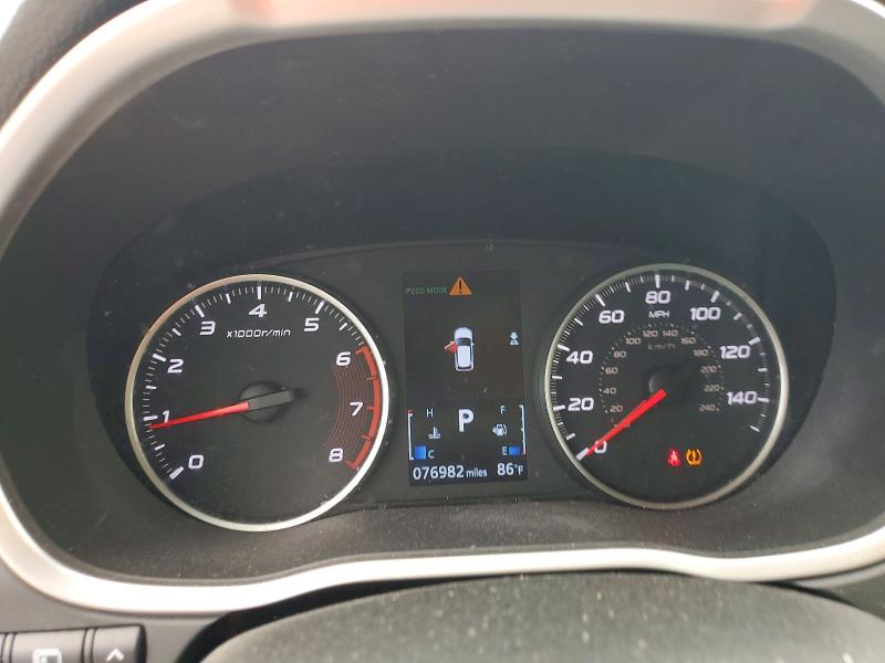 2019 Mitsubishi ECLIPSE VIN JA4AS3AA0KZ019048 COPART salvage auction — FRONT END, Tx - Salvage Vehicle Title, sold $3,450 on 2026-07-17 (photo 9)