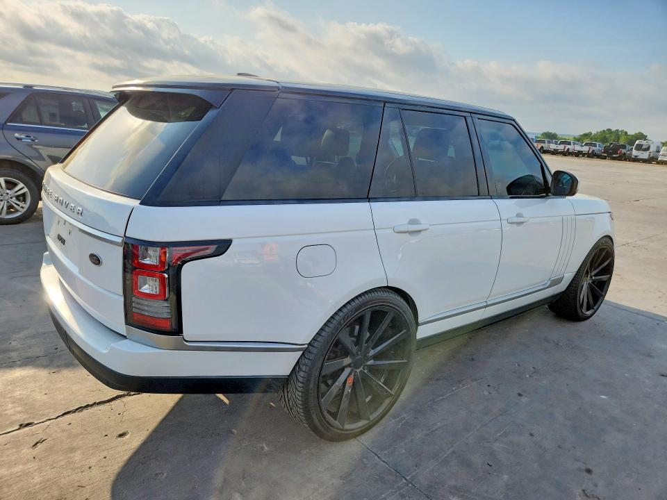2015 Land rover RANGE ROVER VIN SALGR2VF0FA241727 COPART salvage auction — MECHANICAL, Tx - Salvage Vehicle Title, sold $4,850 on 2026-07-09 (photo 3)