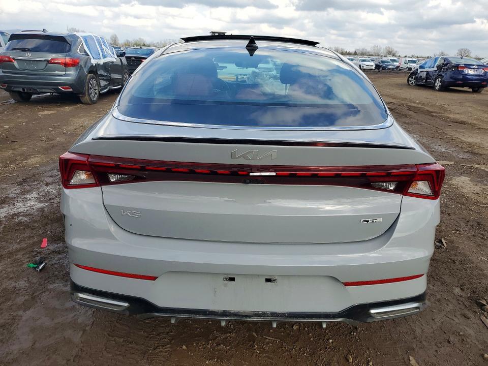 2023 Kia K5 VIN 5XXG64J28PG197528 COPART salvage auction — FRONT END, Id - Salvage Certificate Of Title, sold $3,750 on 2026-07-16 (photo 6)