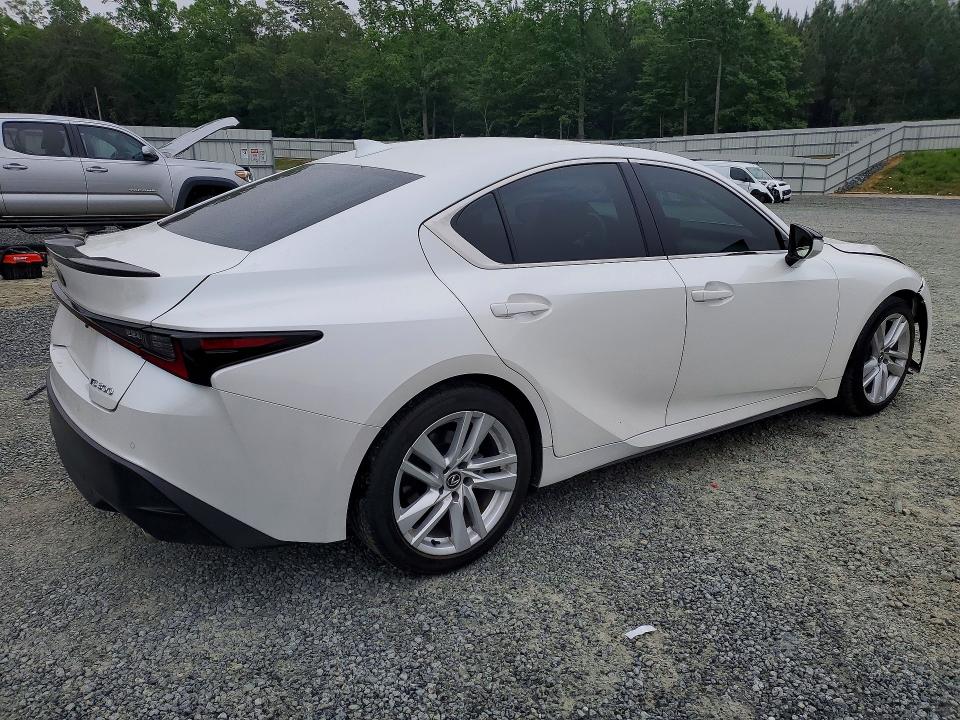 2024 Lexus Is VIN JTHCA1D2XR5132340 COPART salvage auction — FRONT END, Nc - Salvage Certificate Of Title, sold $18,100 on 2026-07-09 (photo 3)