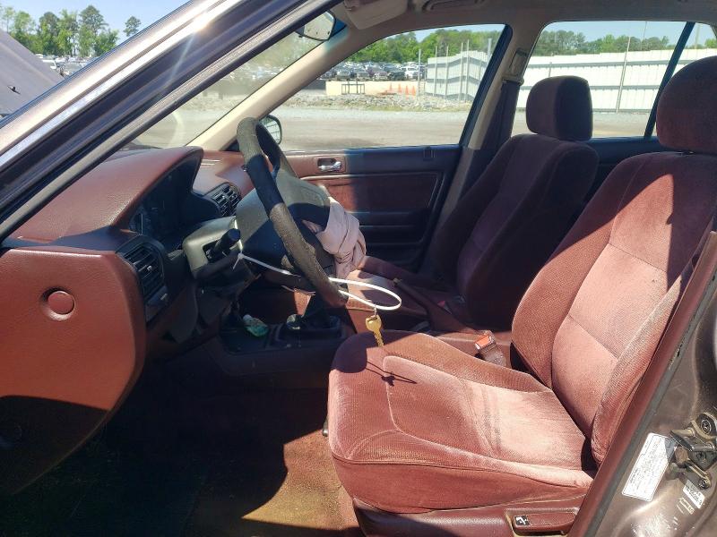 1992 Honda Accord VIN 1HGCB7541NA201517 COPART salvage auction — FRONT END, Nc - Salvage Certificate Of Title, sold $275 on 2026-07-02 (photo 7)
