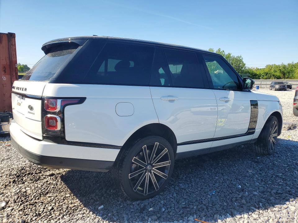 2020 Land rover RANGE ROVER VIN SALGS2SE5LA592564 COPART salvage auction — VANDALISM, Al - Certificate Of Title, sold $16,600 on 2026-07-14 (photo 3)