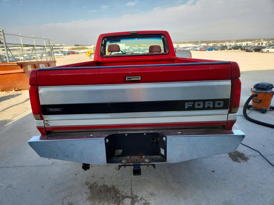 1992 Ford F-250 VIN 2FTHF25M0NCA91876 COPART salvage auction — MECHANICAL, Ne - Certificate Of Title, sold $3,250 on 2026-07-02 (photo 6)