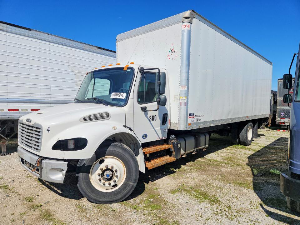 2017 Freightliner M2 VIN 1FVACWDT9HHHV9169 COPART salvage auction — SIDE, IN - CERT OF TITLE-SALVAGE TITLE, sold $4,100 on 2026-08-19 (photo 1)