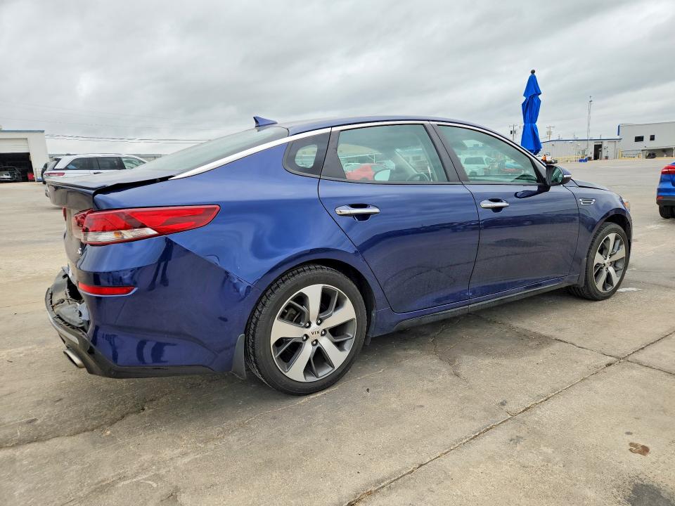 2019 Kia Optima VIN 5XXGT4L35KG319768 COPART salvage auction — FRONT END, Tx - Salvage Vehicle Title, sold $400 on 2026-07-02 (photo 3)