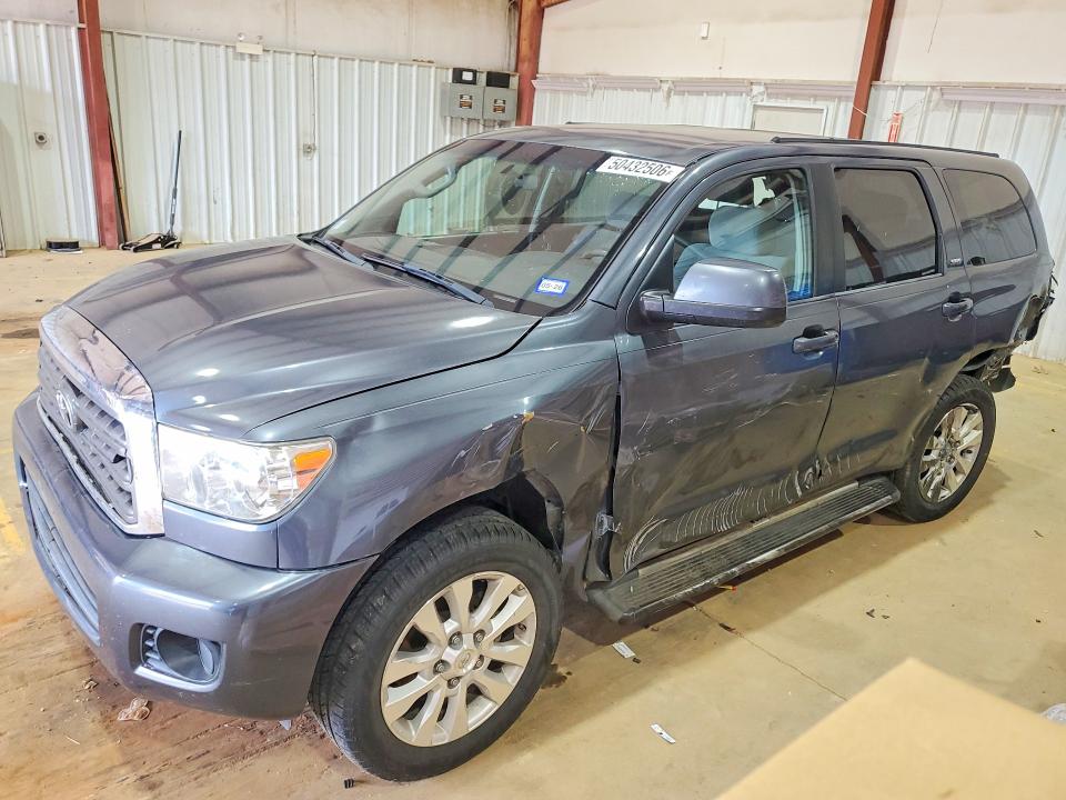 2009 Toyota Sequoia VIN 5TDZT64A79S000754 COPART salvage auction — REAR END, TX - SALVAGE VEHICLE TITLE (P), sold $1,450 on 2026-07-27 (photo 1)